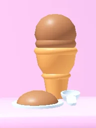 Brown Ice Cream, an Adopt Me food item