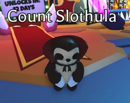Count Slothula, an Adopt Me NPC
