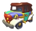 Creepy Clown Car, uncommon vehicle in Adopt Me