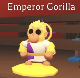 Emperor Gorilla, an Adopt Me NPC