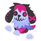 Fled Dagi's Takeover Sticker, an Adopt Me sticker