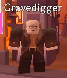 Gravedigger, an Adopt Me NPC