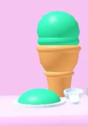 Green Ice Cream, an Adopt Me food item
