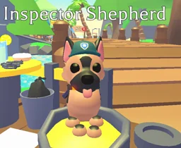Inspector Shepherd, an Adopt Me NPC