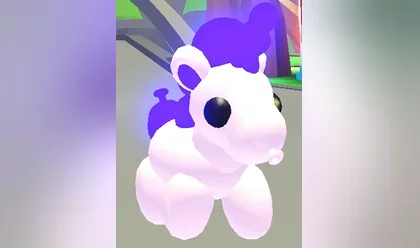 A Mega Neon Balloon Unicorn in Adopt Me
