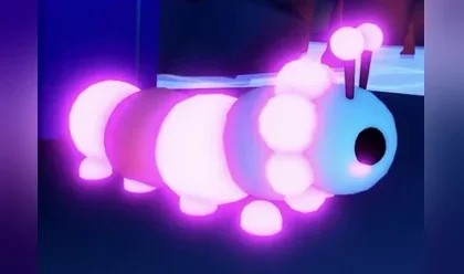 A Mega Neon Gumball Caterpillar in Adopt Me