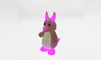 A Mega Neon Kangaroo in Adopt Me