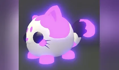 A Mega Neon Mochi Meow in Adopt Me