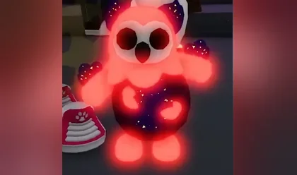 A Mega Neon Owlbear in Adopt Me