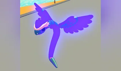 A Mega Neon Quetzalcoatl in Adopt Me