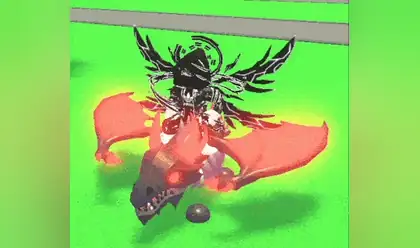 A Mega Neon Shadow Dragon in Adopt Me