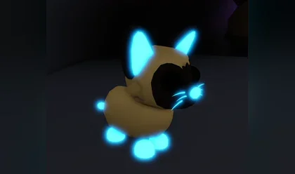 A Mega Neon Siamese Cat in Adopt Me