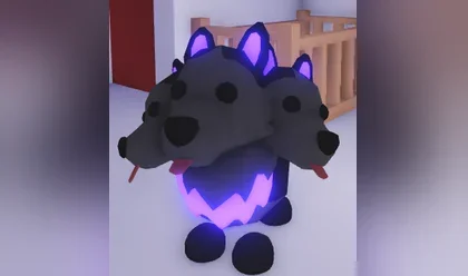 A Neon Cerberus in Adopt Me
