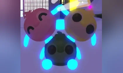 A Neon Dango Penguins in Adopt Me