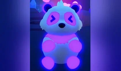A Neon Giant Panda in Adopt Me