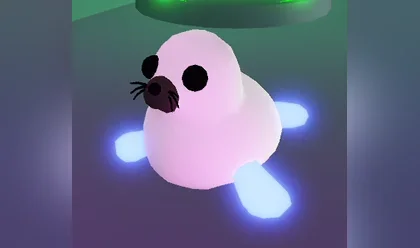A Neon Harp Seal in Adopt Me