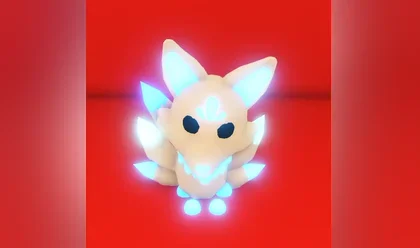 A Neon Kitsune in Adopt Me