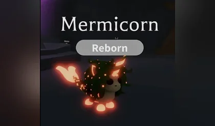 A Neon Mermicorn in Adopt Me