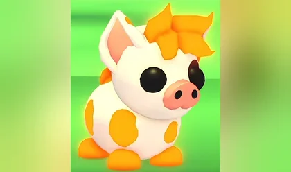 A Neon Mini Pig in Adopt Me