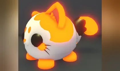 A Neon Mochi Meow in Adopt Me