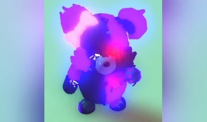 A Neon Patchy Bear in Adopt Me