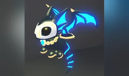 A Neon Phantom Dragon in Adopt Me