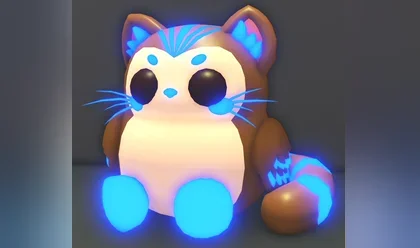 A Neon Purrowl in Adopt Me