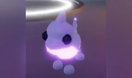 A Neon Shark Puppy in Adopt Me