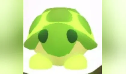 A Neon Turtle in Adopt Me