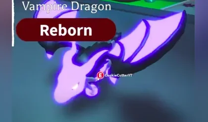 A Neon Vampire Dragon in Adopt Me