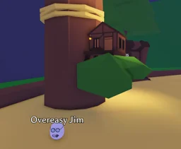 Overeasy Jim, an Adopt Me NPC