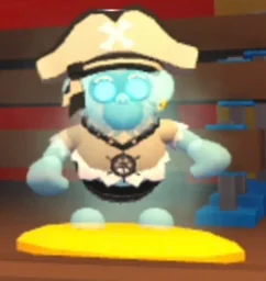 Pirate Ghost Capuchin Monkey, an Adopt Me NPC