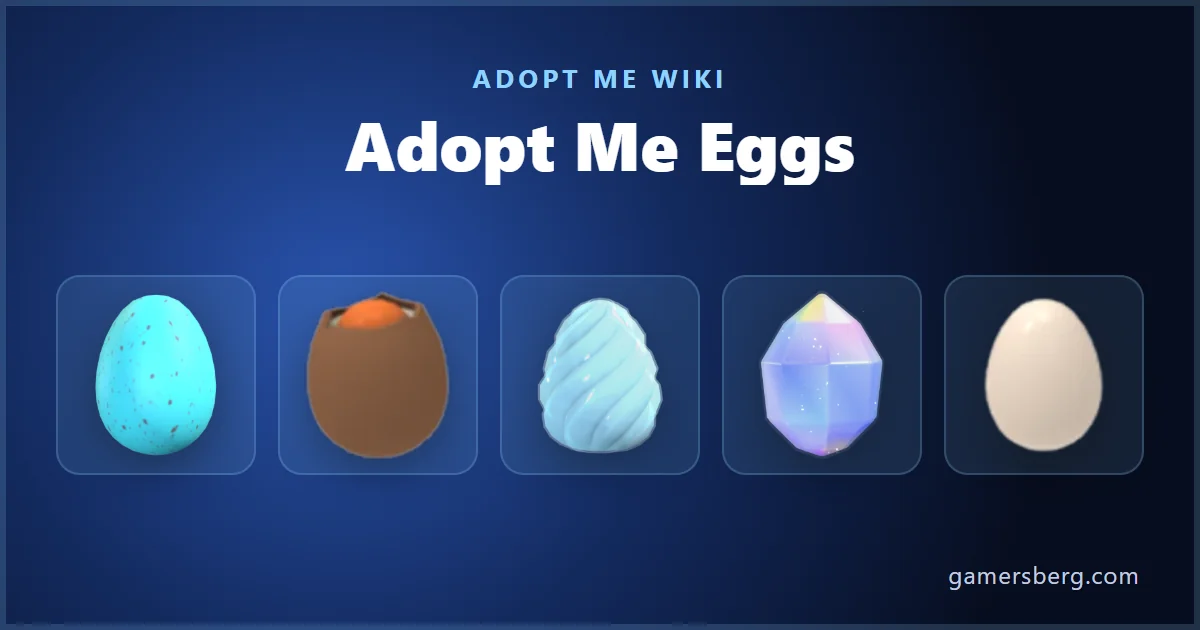 Adopt Me Eggs: All 42 Eggs, Which Are Retired | Gamersberg