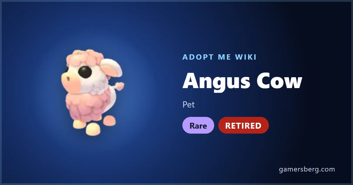 Angus Cow Adopt Me Value & Aberdeen Angus Box | Gamersberg