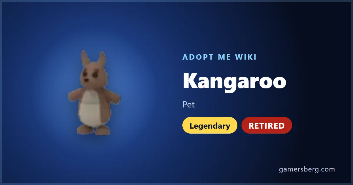 Kangaroo Adopt Me Value & Aussie Egg Odds | Gamersberg