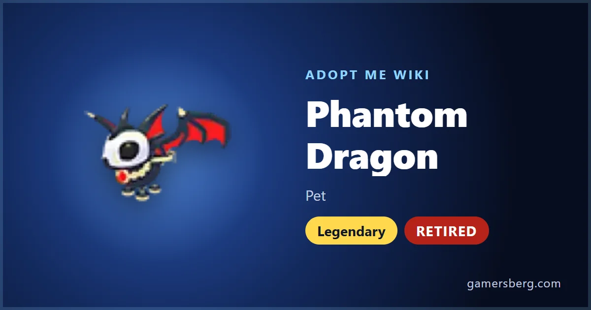 Phantom Dragon Adopt Me Value & Scale the Organ | Gamersberg