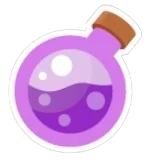 The Small Sip Potion Sticker, an Adopt Me Halloween sticker