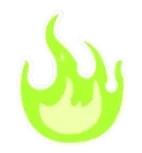 The Soulfire Animated Sticker, an Adopt Me Halloween sticker