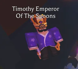 Timothy Emperor Of The Spoons, an Adopt Me NPC