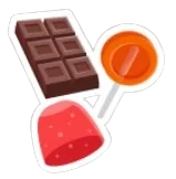 The Treats Sticker, an Adopt Me Halloween sticker