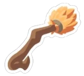 The Witch's Broom Sticker, an Adopt Me Halloween sticker