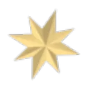 Christmas Star Flying Disc