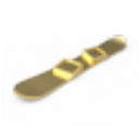 Gold Snowboard