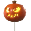 Halloween Orange Pumpkin Balloon