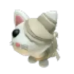 Halloween White Mummy Cat