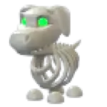 Halloween White Skeleton Dog