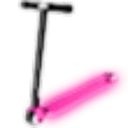 Neon Pink Scooter