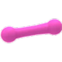 Rubber Bone Throw Toy