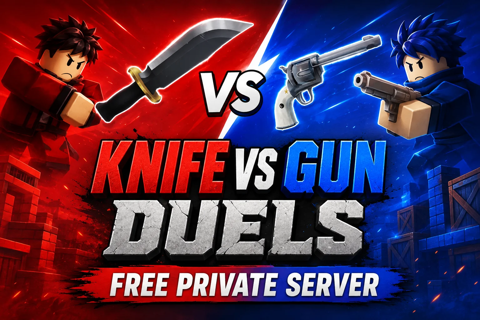 Knife vs Gun DUELS Private Server Links (2026)