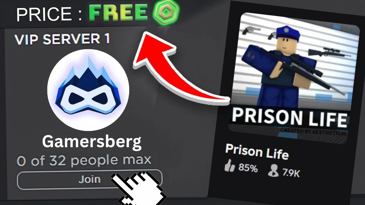Prison Life Private Server Links (2026) - Free & Working